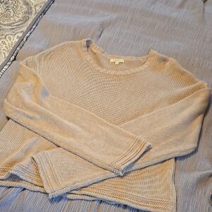 Z SUPPLY loose fitting tan sweater